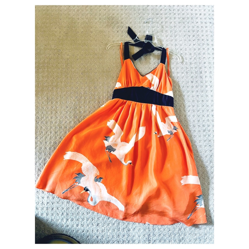 Anthropologie -Moulinette Soeurs Sandhill Crane Halter dress